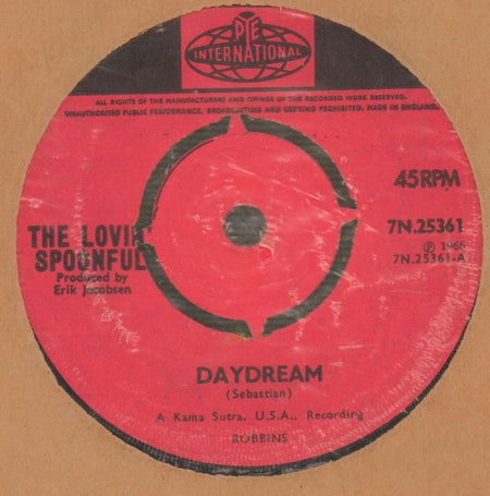 The Lovin' Spoonful-Daydream/ Night Owl Blues-Pye-7" Vinyl