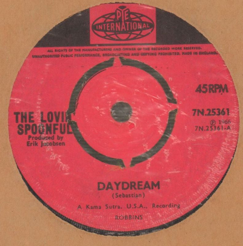 The Lovin' Spoonful-Daydream/ Night Owl Blues-Pye-7" Vinyl