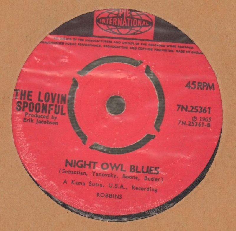 Daydream/ Night Owl Blues-Pye-7" Vinyl-VG/Ex