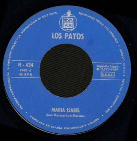 Maria Isabel Compasion-Hispa-7" Vinyl P/S-VG/VG