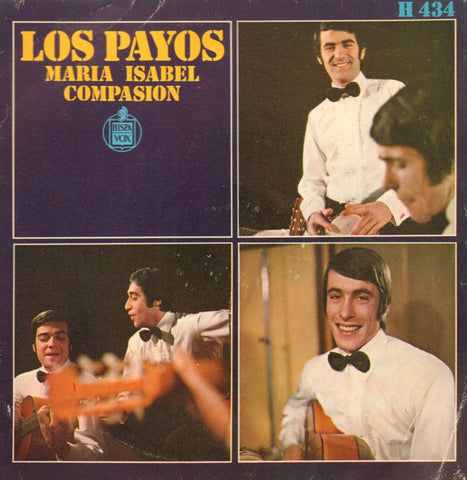 Los Payos-Maria Isabel Compasion-Hispa-7" Vinyl P/S-VG/VG