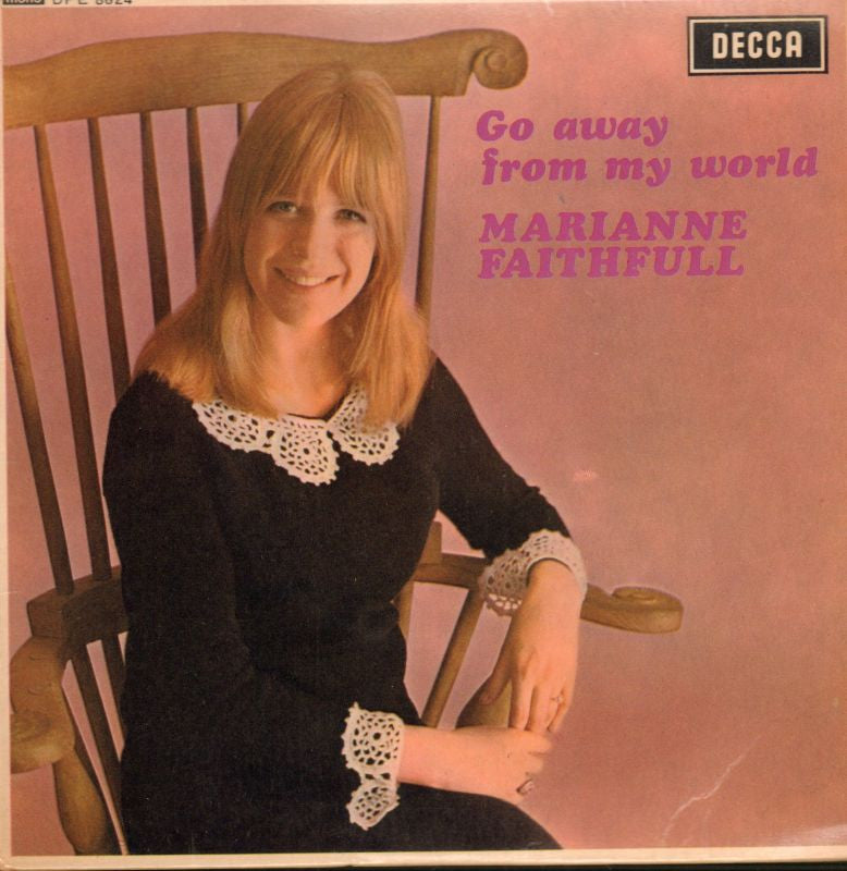 Marianne Faithfull-Go Away From My World EP-Decca-7" Vinyl P/S