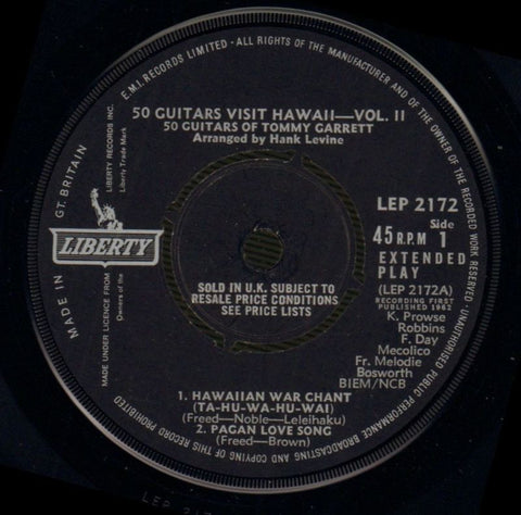 50 Guitars Vol.2 EP-Liberty-7" Vinyl P/S-VG/VG