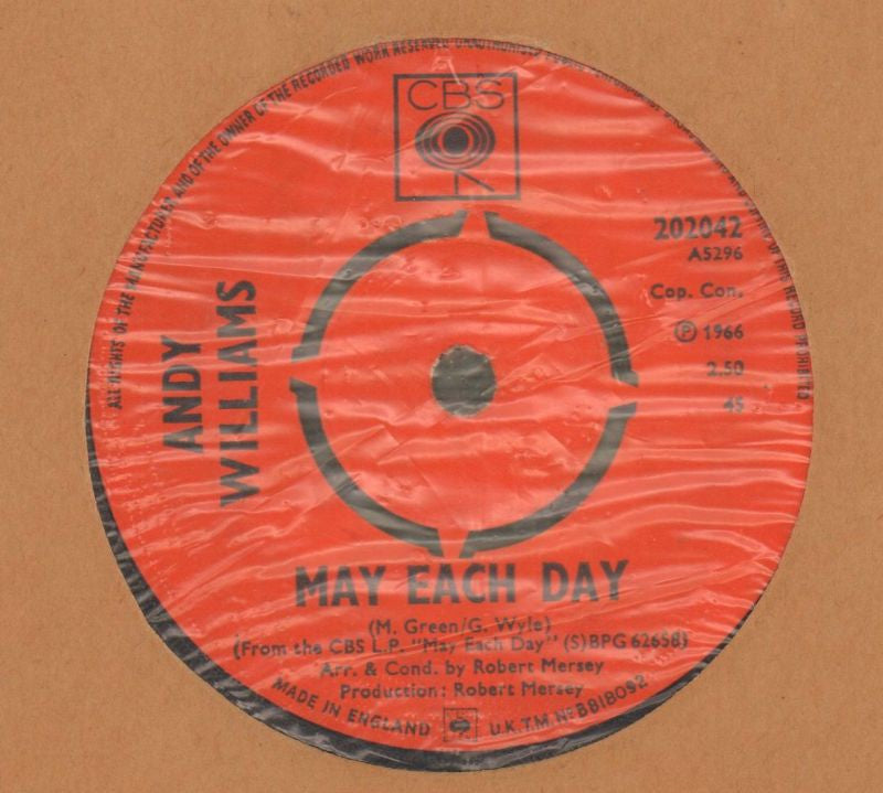Bye Bye Blues/ My Each Day-CBS-7" Vinyl-VG/VG