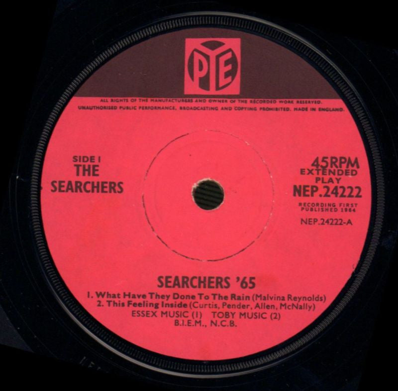 Searchers '65-PYE-7" Vinyl P/S-VG/VG