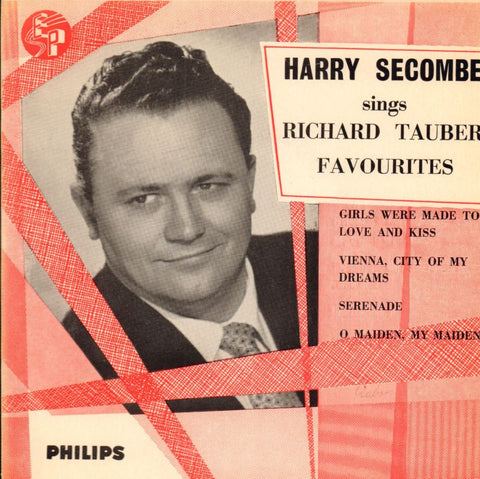 Harry Secombe-Sings Richard Tauber Favourites EP-Philips-7" Vinyl