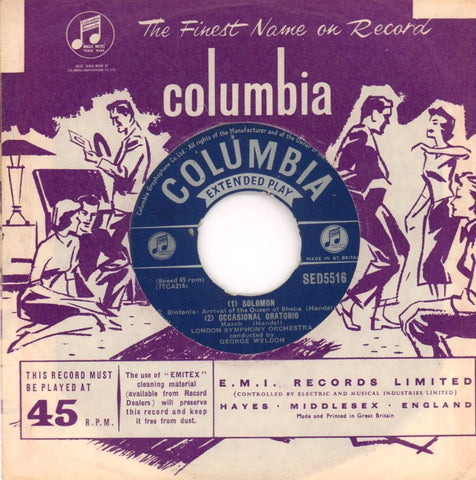 George Weldon-Overture In D Minor EP-Columbia-7" Vinyl