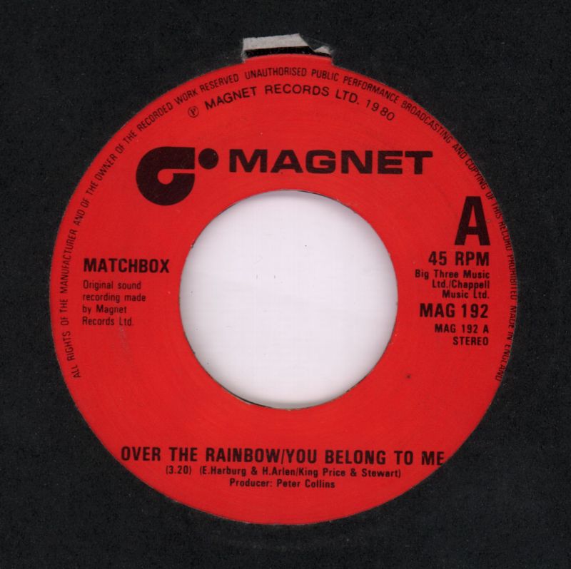 Over The Rainbow/ Don't Break Up The Party-Magnet-7" Vinyl