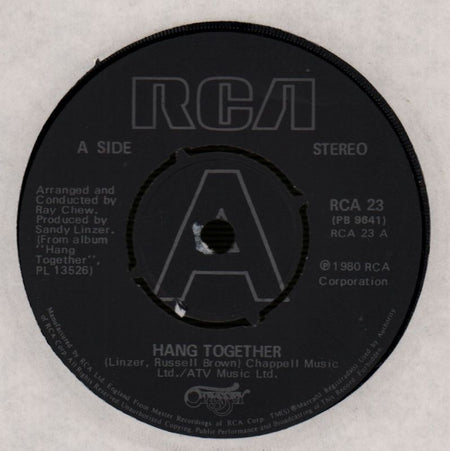Hang Together/ Down Boy-RCA-7" Vinyl