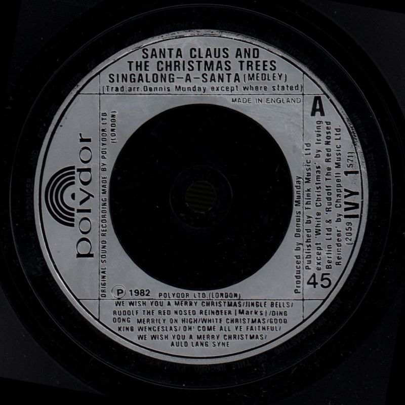 Singalong A Santa-Polydor-7" Vinyl P/S-VG/Ex