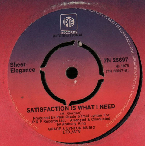 Milky Way/ Satisfication Is What I Need-Pye-7" Vinyl-VG/VG