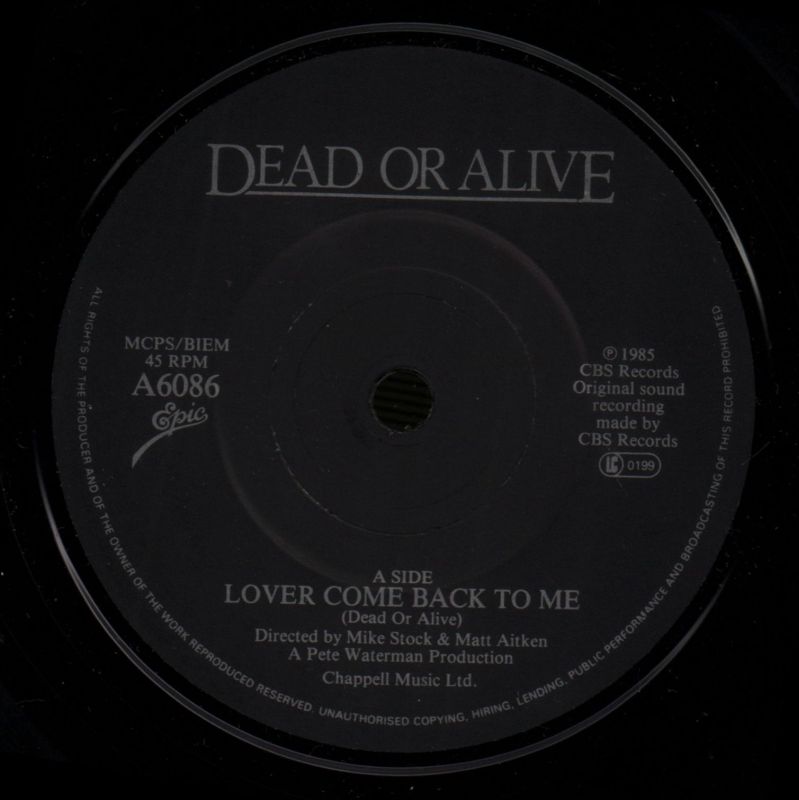 Lover Come Back To Me-Epic-7" Vinyl P/S-VG/Ex+