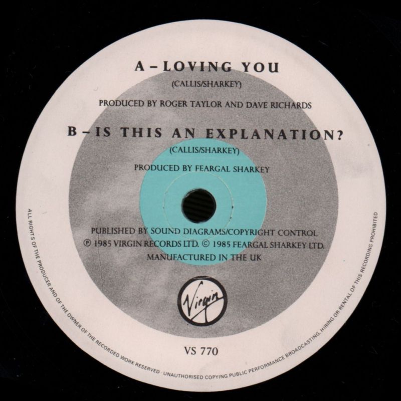 Loving You-Virgin-7" Vinyl P/S-VG/Ex