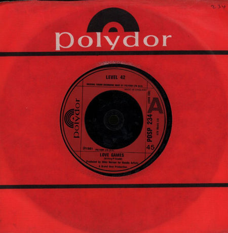 Love Games/ Forty Two-Polydor-7" Vinyl
