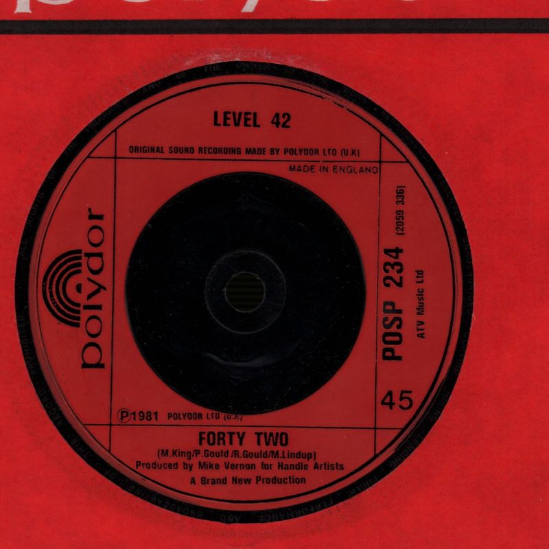 Love Games/ Forty Two-Polydor-7" Vinyl-VG/Ex