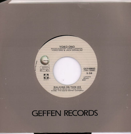 Walking On Ice/ It Happened-Geffen-7" Vinyl