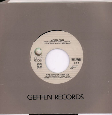 Walking On Ice/ It Happened-Geffen-7" Vinyl