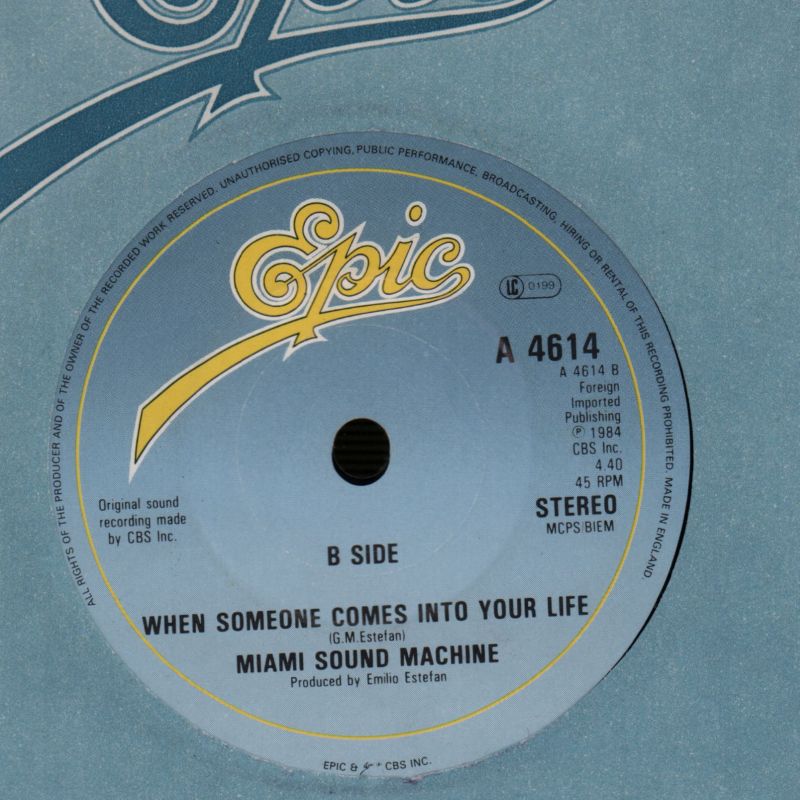Dr Beat/ When Someone Comes-Epic-7" Vinyl-VG/VG+