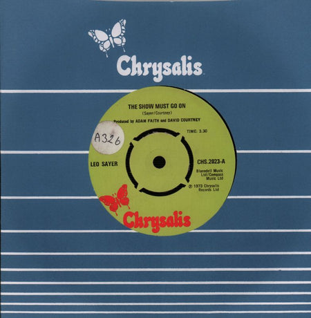 The Show Must Go On/ Tomorrow-Chrysalis-7" Vinyl
