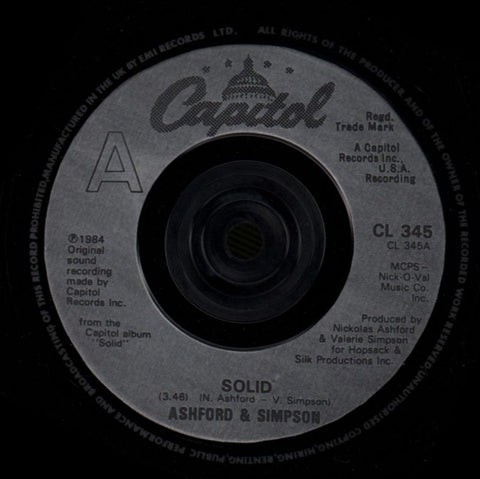 Solid-Capitol-7" Vinyl P/S-VG/VG