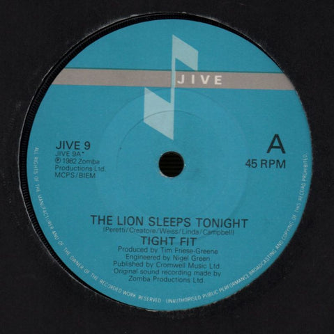 The Lion Sleeps Tonight/ Beep Beep-Jive-7" Vinyl