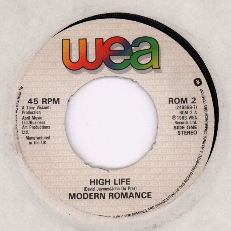 High Life/ You Just Can't Kill The Beat-Wea-7" Vinyl