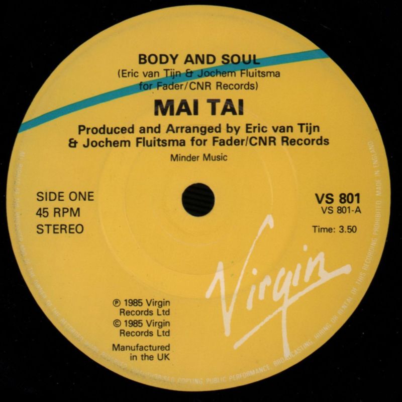 Body And Soul-Virgin-7" Vinyl P/S-VG/VG