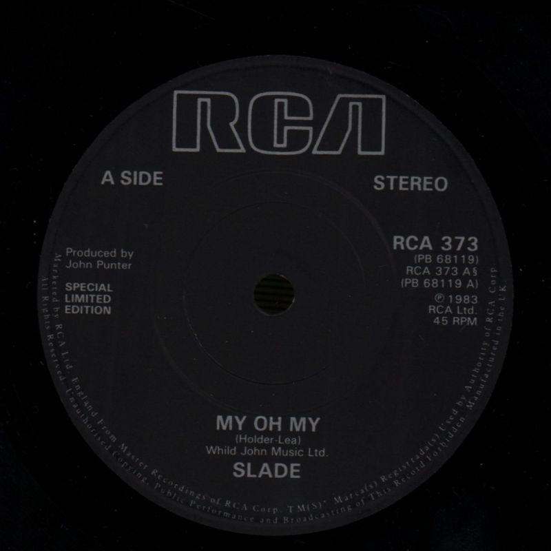 My Oh My-RCA-7" Vinyl P/S-Ex/NM