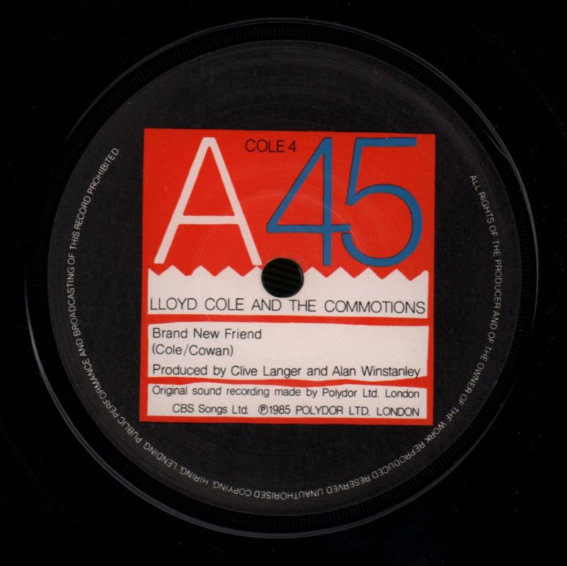 Brand New Friend-Polydor-7" Vinyl P/S-Ex/Ex+