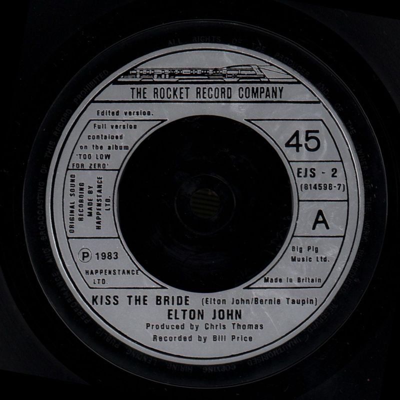 Kiss The Bride-Rocket Record-7" Vinyl P/S-VG+/Ex