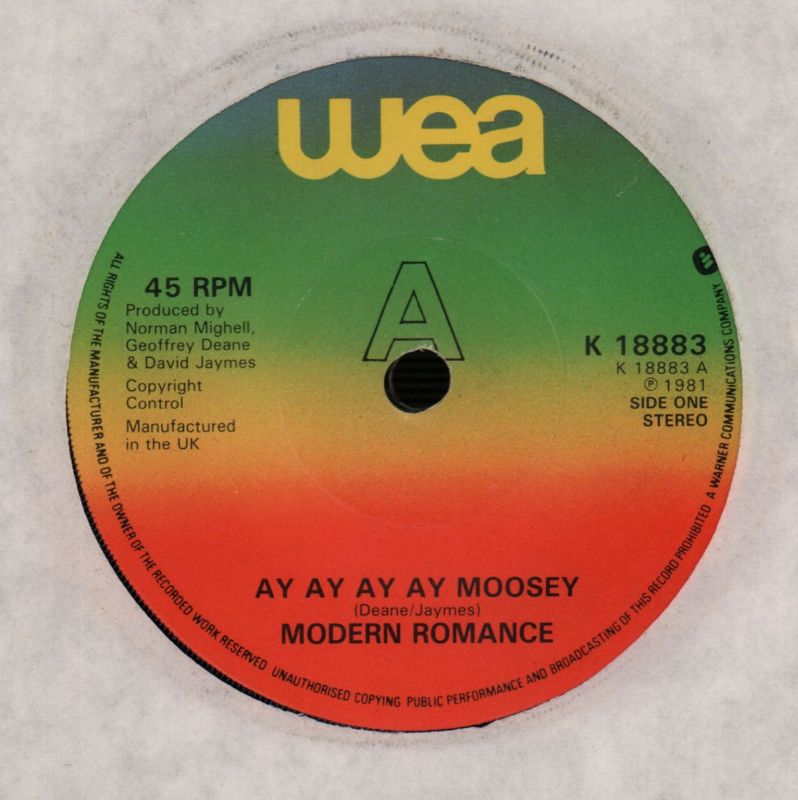 Ay Ay Ay Ay Moosey/ Tear The Roof Off-Wea-7" Vinyl