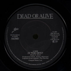 In Too Deep-Epic-7" Vinyl P/S-VG/Ex