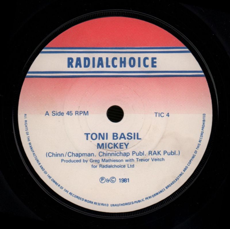 Mickey-Radical Choice-7" Vinyl P/S-VG/VG+