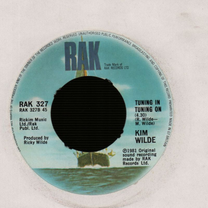 Kids In America/ Tuning In-RAK-7" Vinyl-VG/VG+
