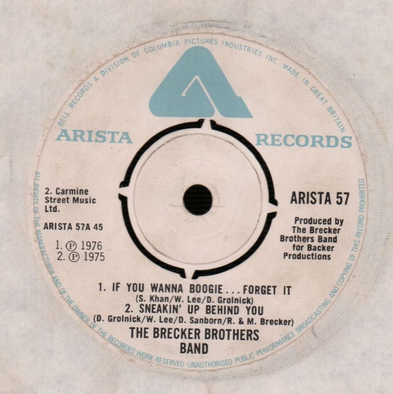 If You Wanna Boogie/ Keep It Steady-Arista-7" Vinyl