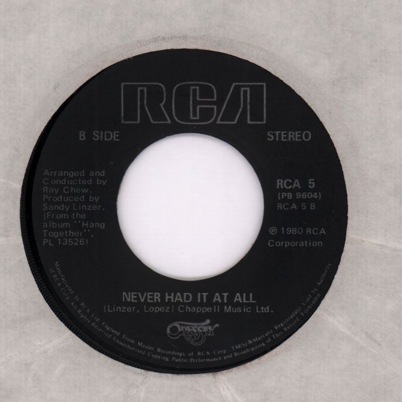 If You're Lookin For A Way Out/ Never Had It-RCA-7" Vinyl-VG/VG+