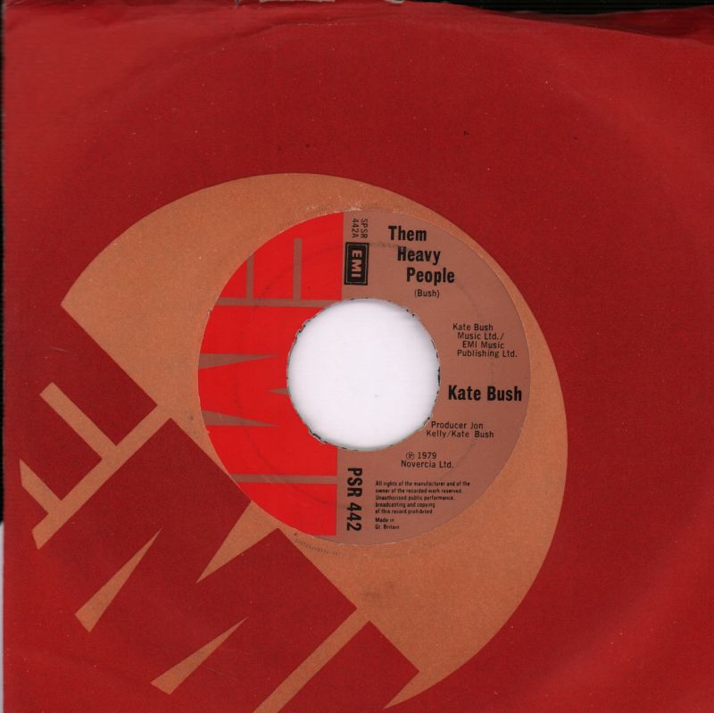 Them Heavy People/ Don't Push Your Foot-EMI-7" Vinyl