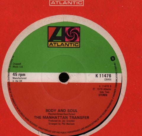 Twlight Zone/ Body And Soul-Atlantic-7" Vinyl-VG/Ex