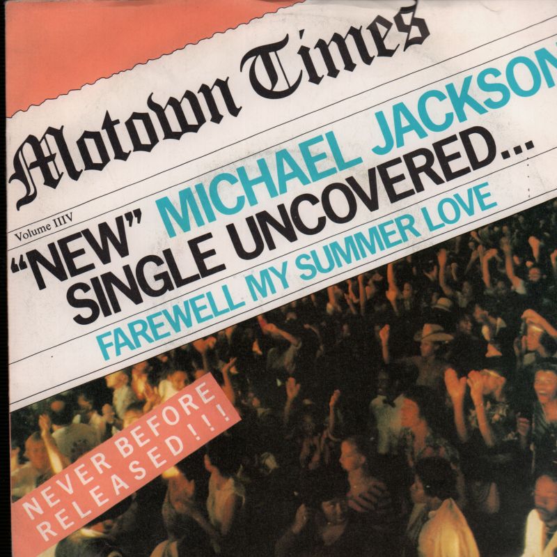 Farewell My Summer Love-Motown-7" Vinyl P/S