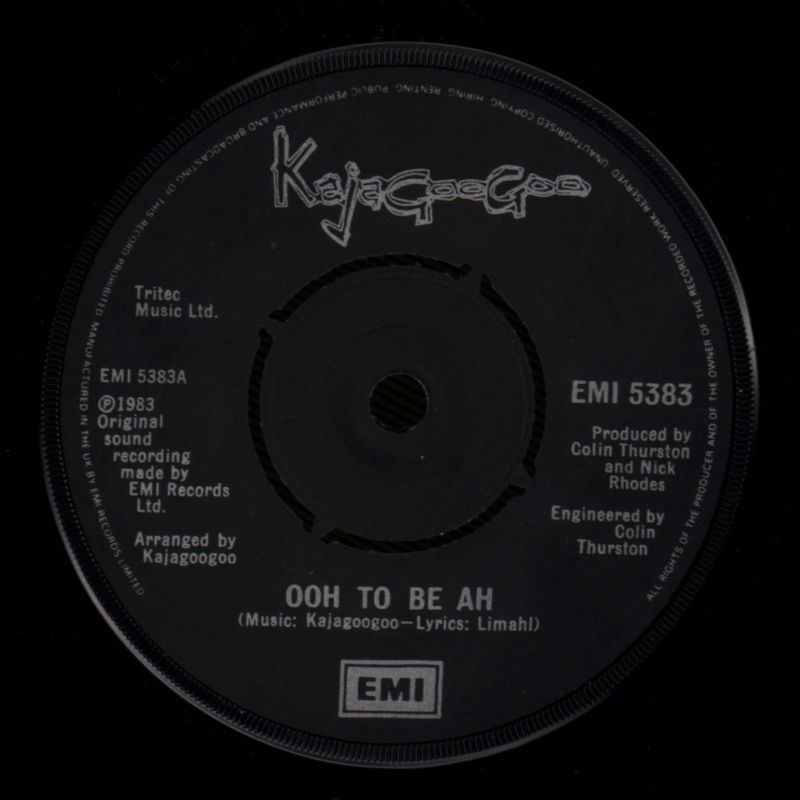 Ooh To Be Ah-EMI-7" Vinyl P/S-VG/Ex