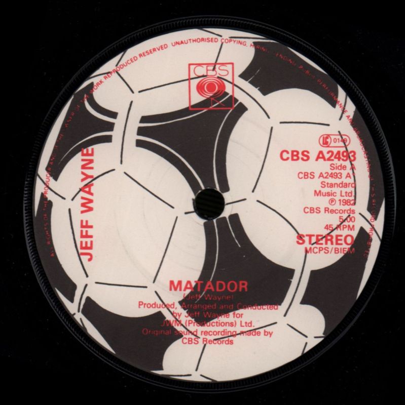 Matador-CBS-7" Vinyl P/S-VG/VG+