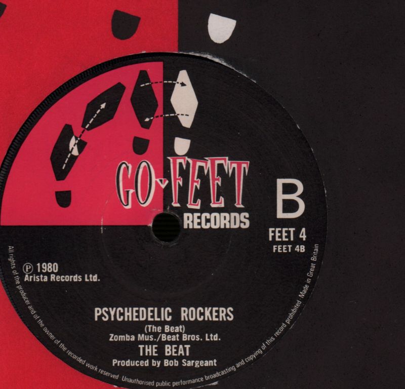 Too Nice To Talk To/ Psychedelic Rockers-Go Feet-7" Vinyl-VG/VG+