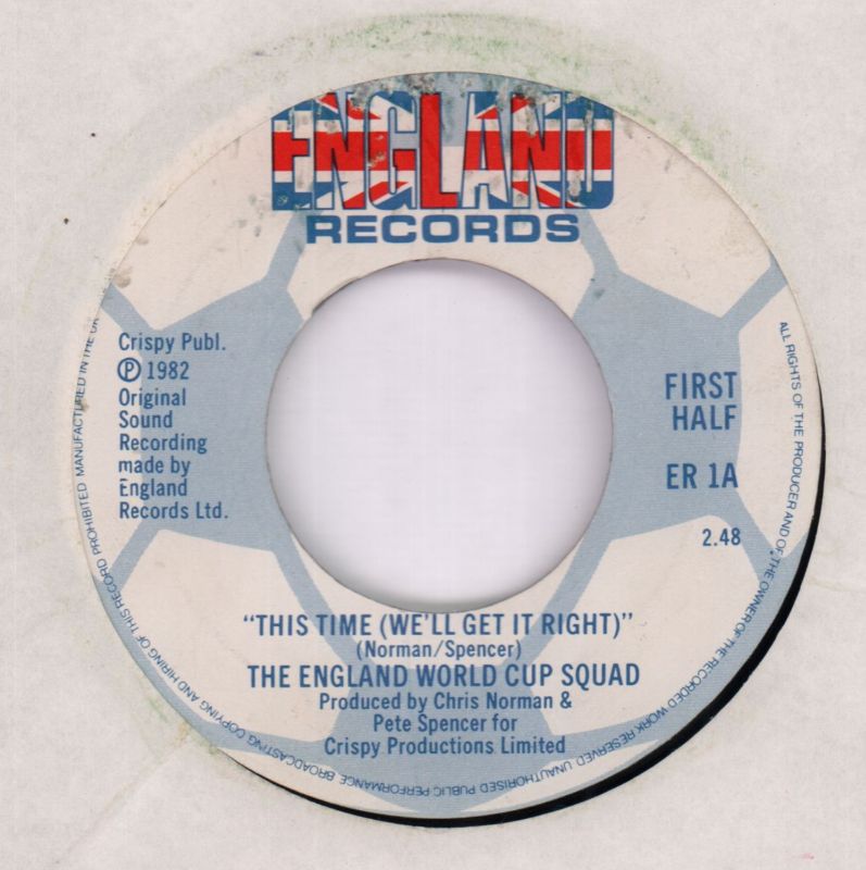 England Will Fly The Flag/ This Time-England-7" Vinyl