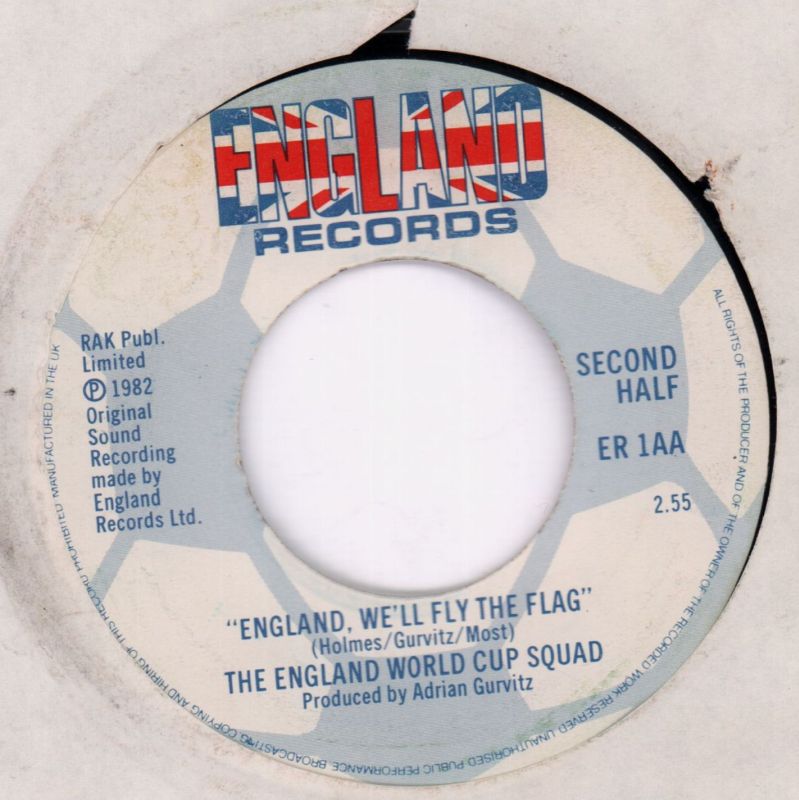 England Will Fly The Flag/ This Time-England-7" Vinyl-VG/VG