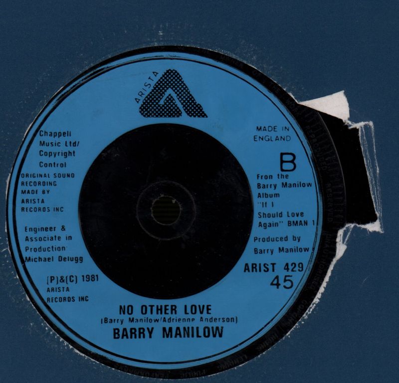 Let's Hang On/ No Other Love-Arista-7" Vinyl-VG/VG