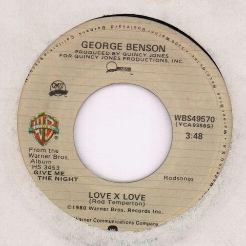 Love X Love/ Love Dance-Warner-7" Vinyl