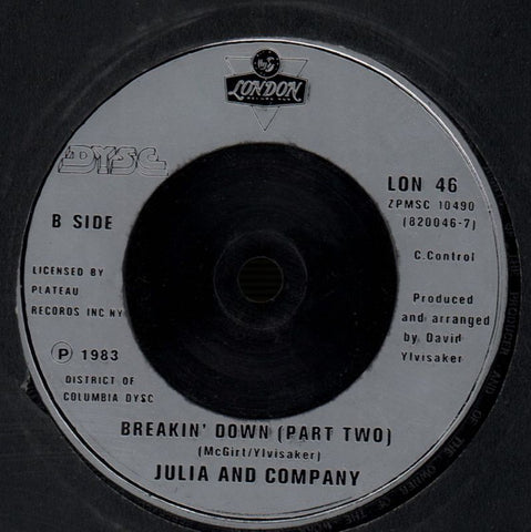 Breakin' Down-London-7" Vinyl-VG/VG