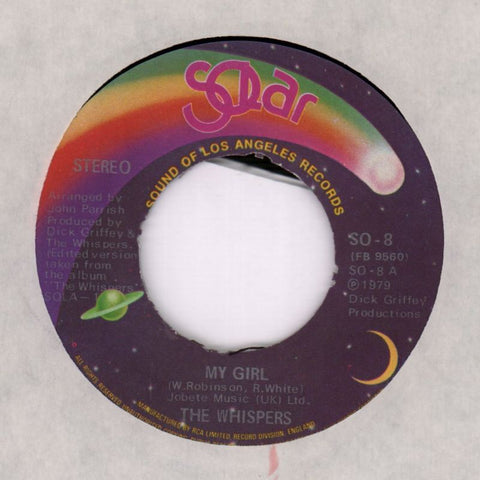 My Girl/ Lost And Turned Out-Solar-7" Vinyl