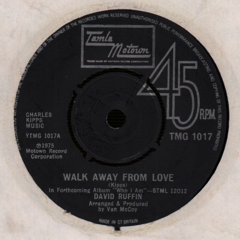 Walk Away From Love/ Love Can Be Hazardous-Tamla Motwon-7" Vinyl