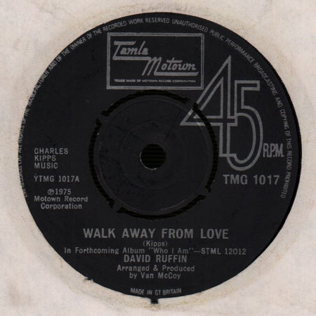 Walk Away From Love/ Love Can Be Hazardous-Tamla Motwon-7" Vinyl